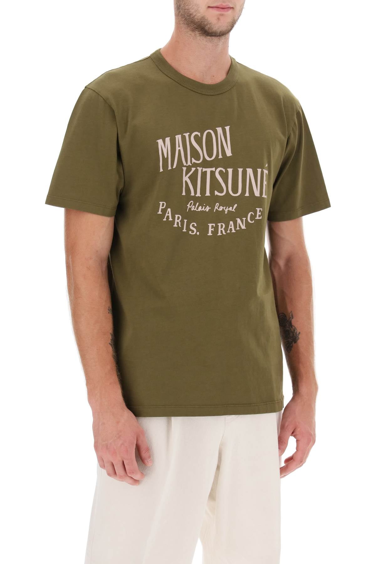 Maison Kitsune Maison kitsune 'palais royal' print t-shirt