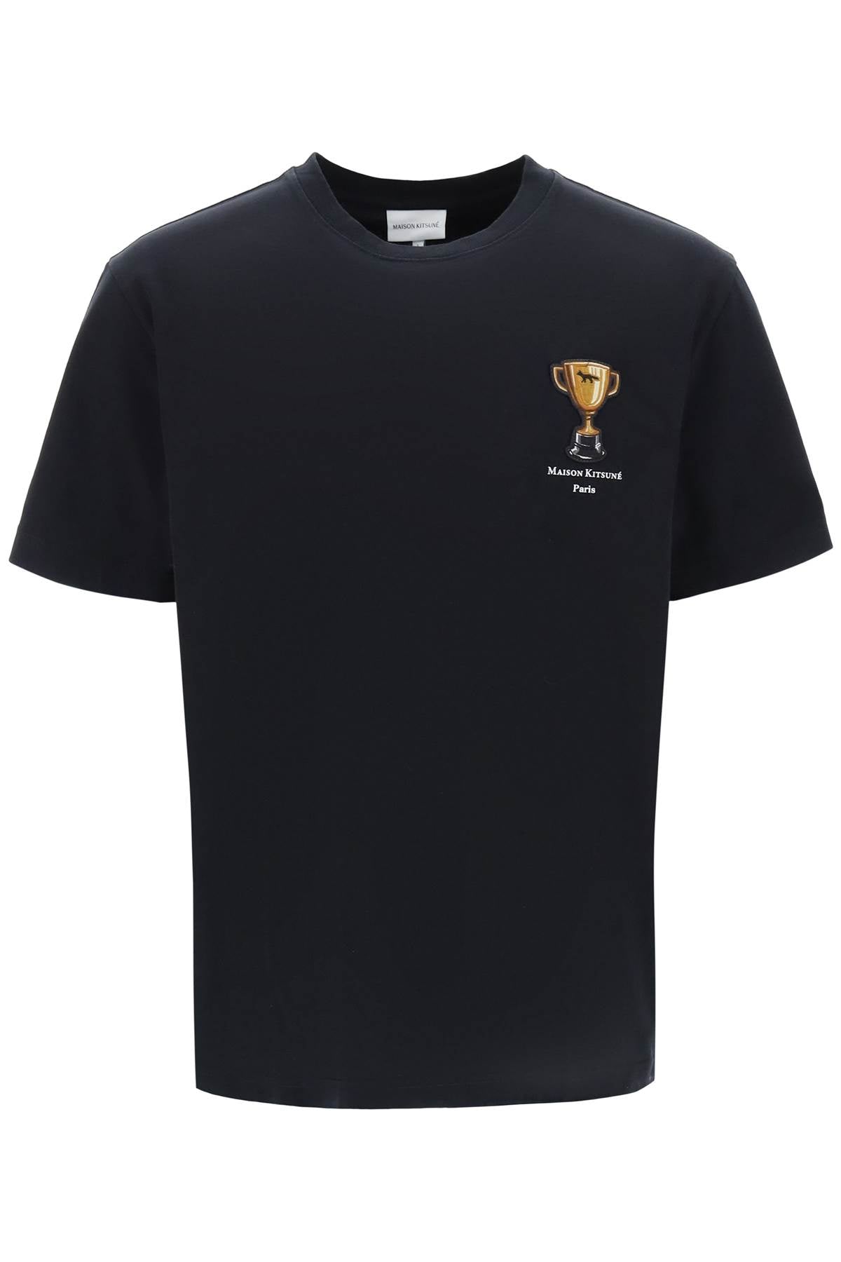 Maison Kitsune Maison kitsune t-shirt with trophy embroidery