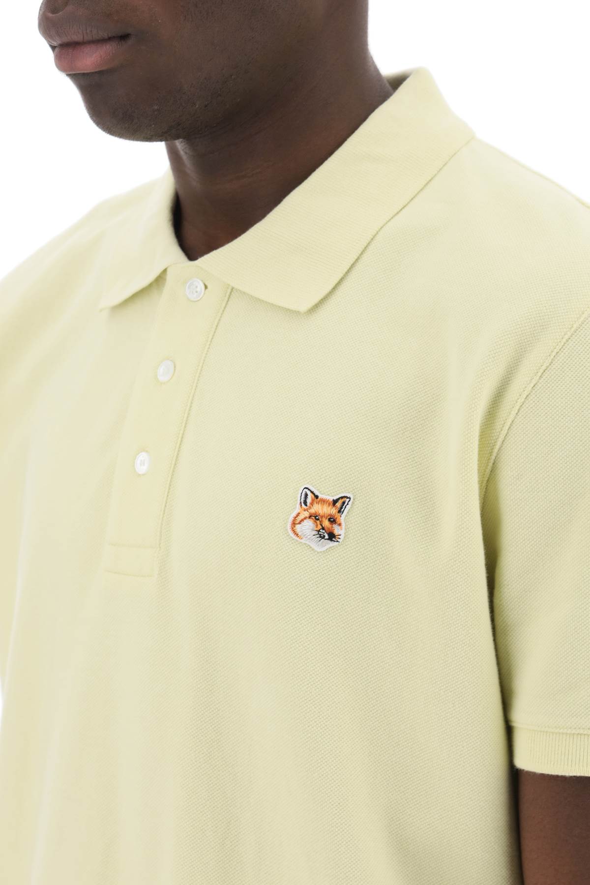 Maison Kitsune Maison kitsune "fox head patch polo shirt"