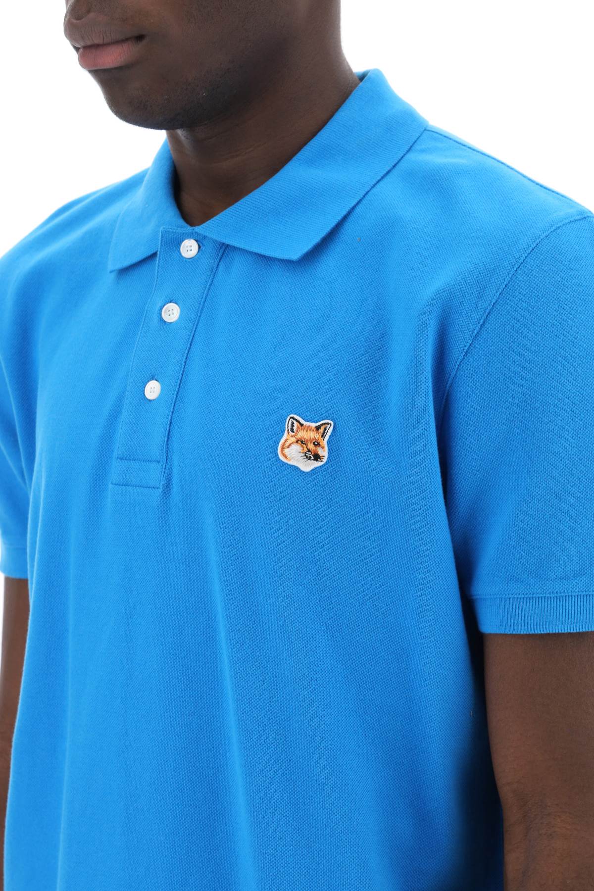 Maison Kitsune Maison kitsune "fox head patch polo shirt"