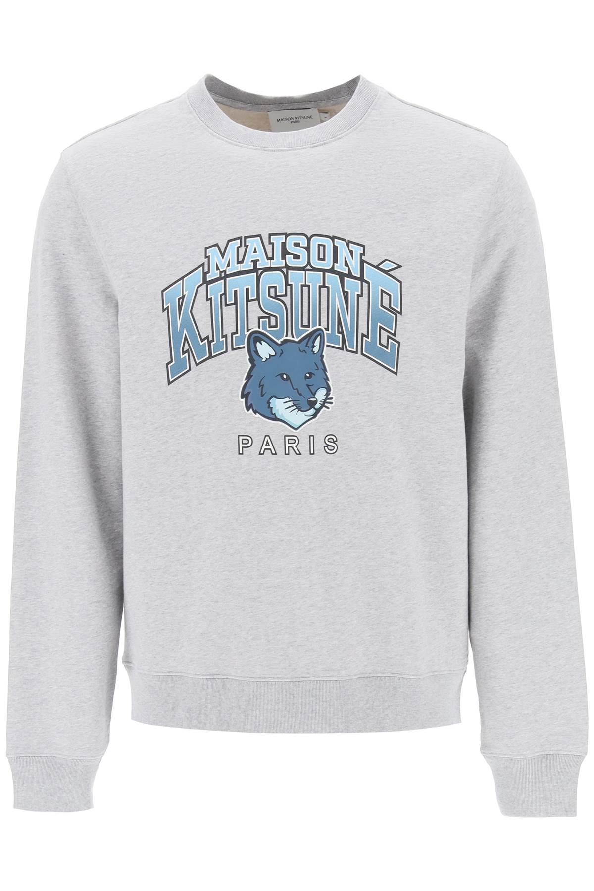 Maison Kitsune Maison kitsune crew-neck sweatshirt with campus fox print