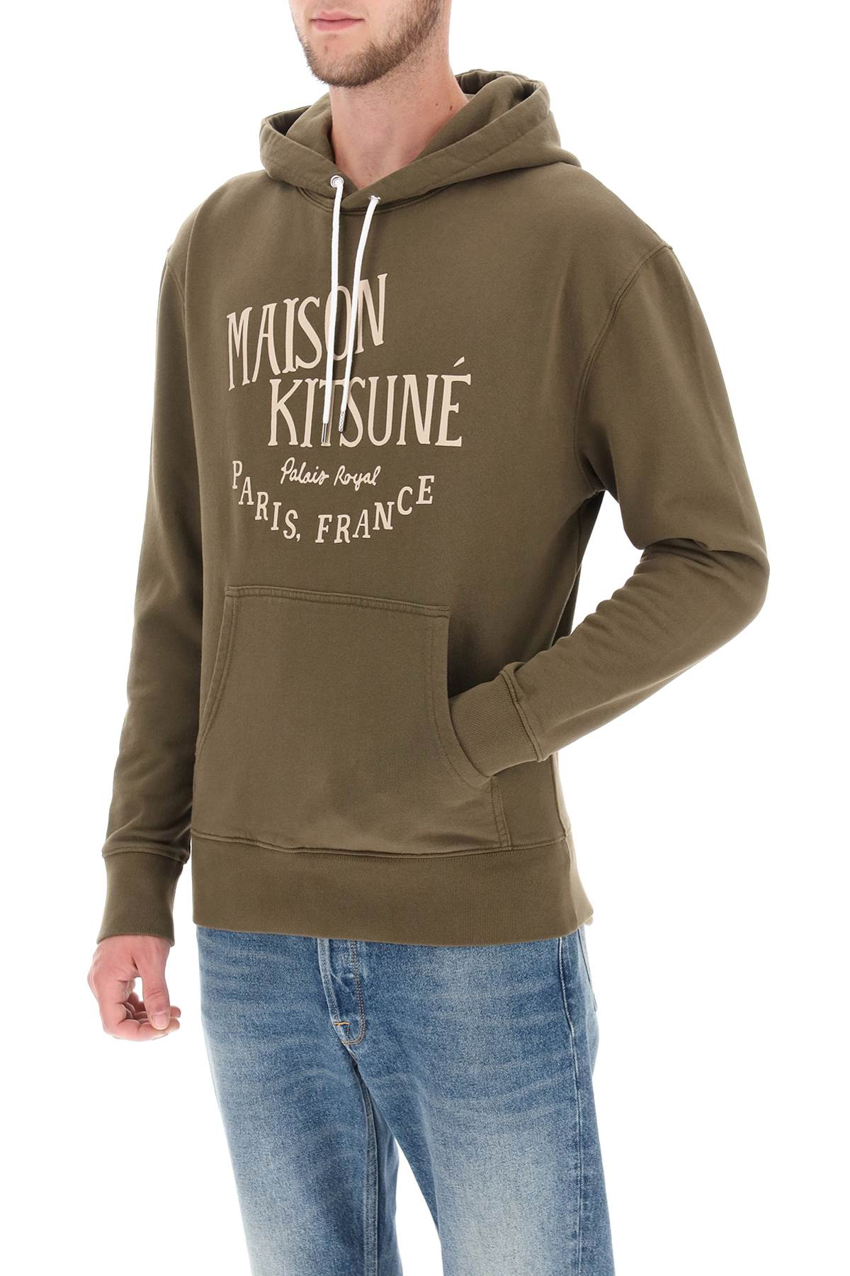 سترة بقلنسوة من Maison Kitsune Maison kitsune "palais royal".