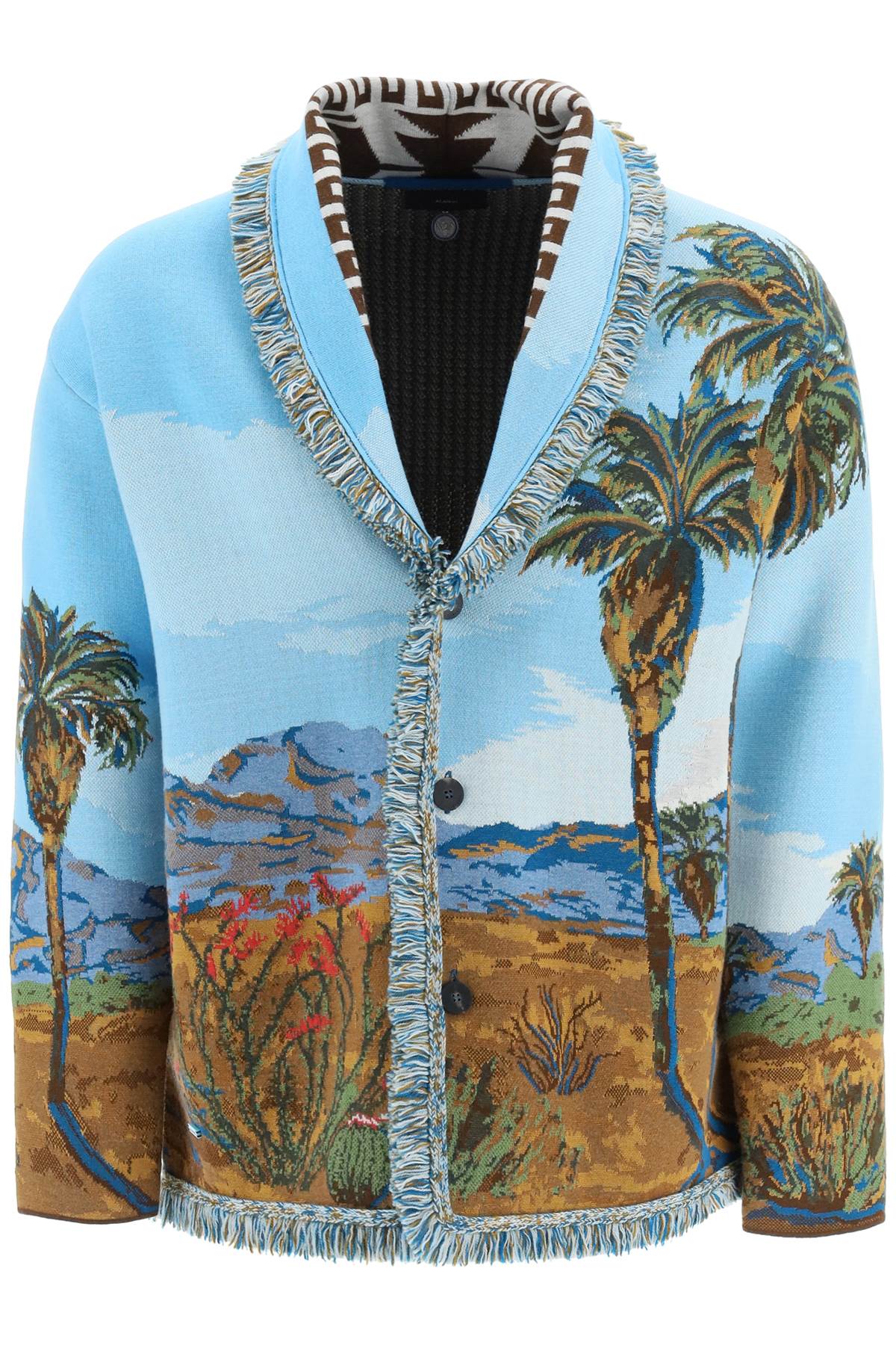 Alanui Alanui 'land of dreams' jacquard cardigan