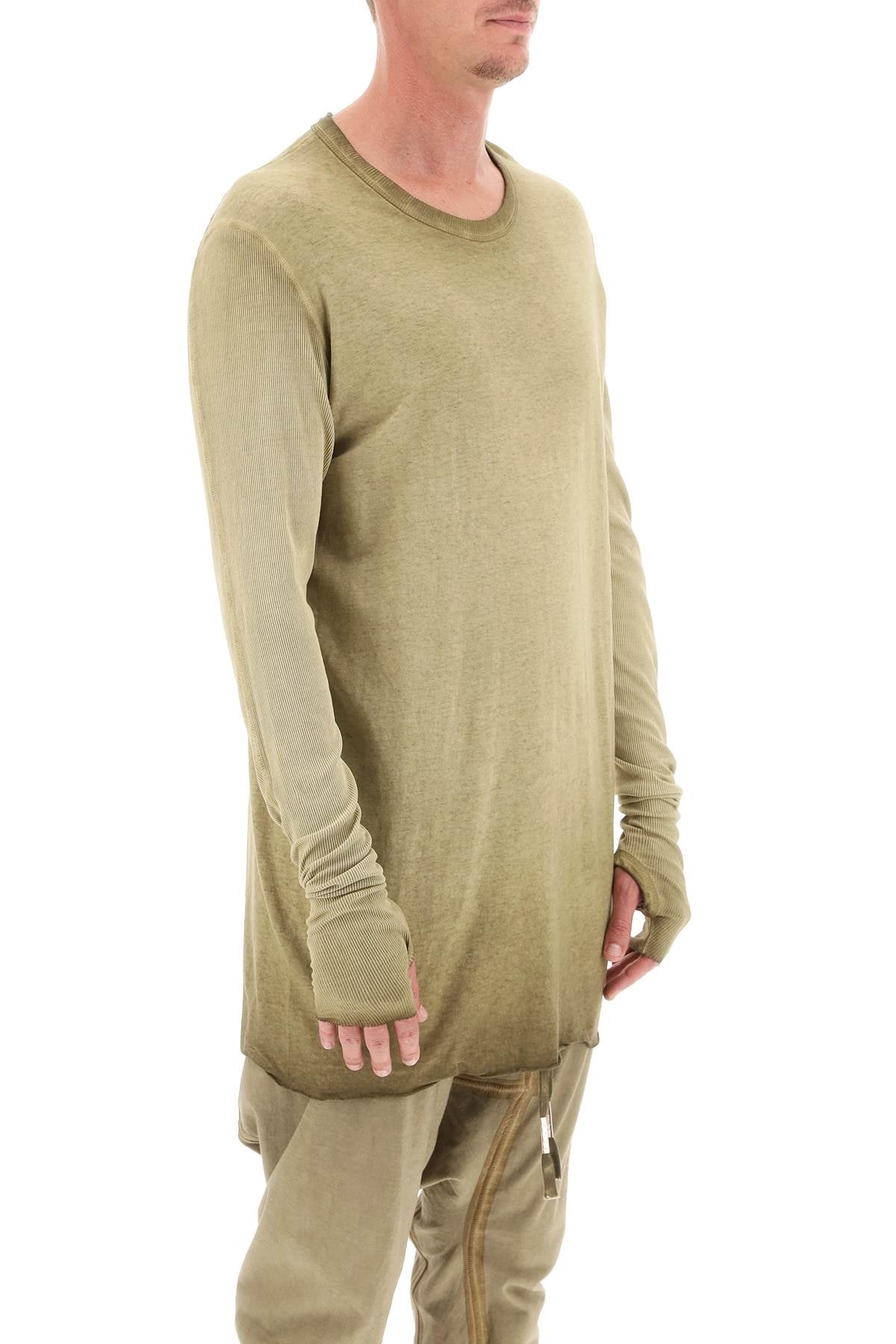 Boris Bidjan Saberi Boris bidjan saberi resin dyed long sleeve t-shirt