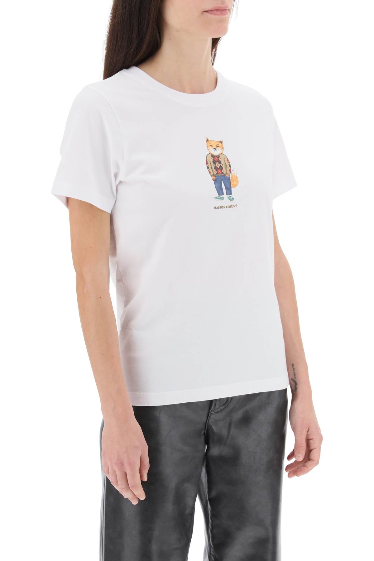 Maison Kitsune Maison kitsune dressed fox t-shirt