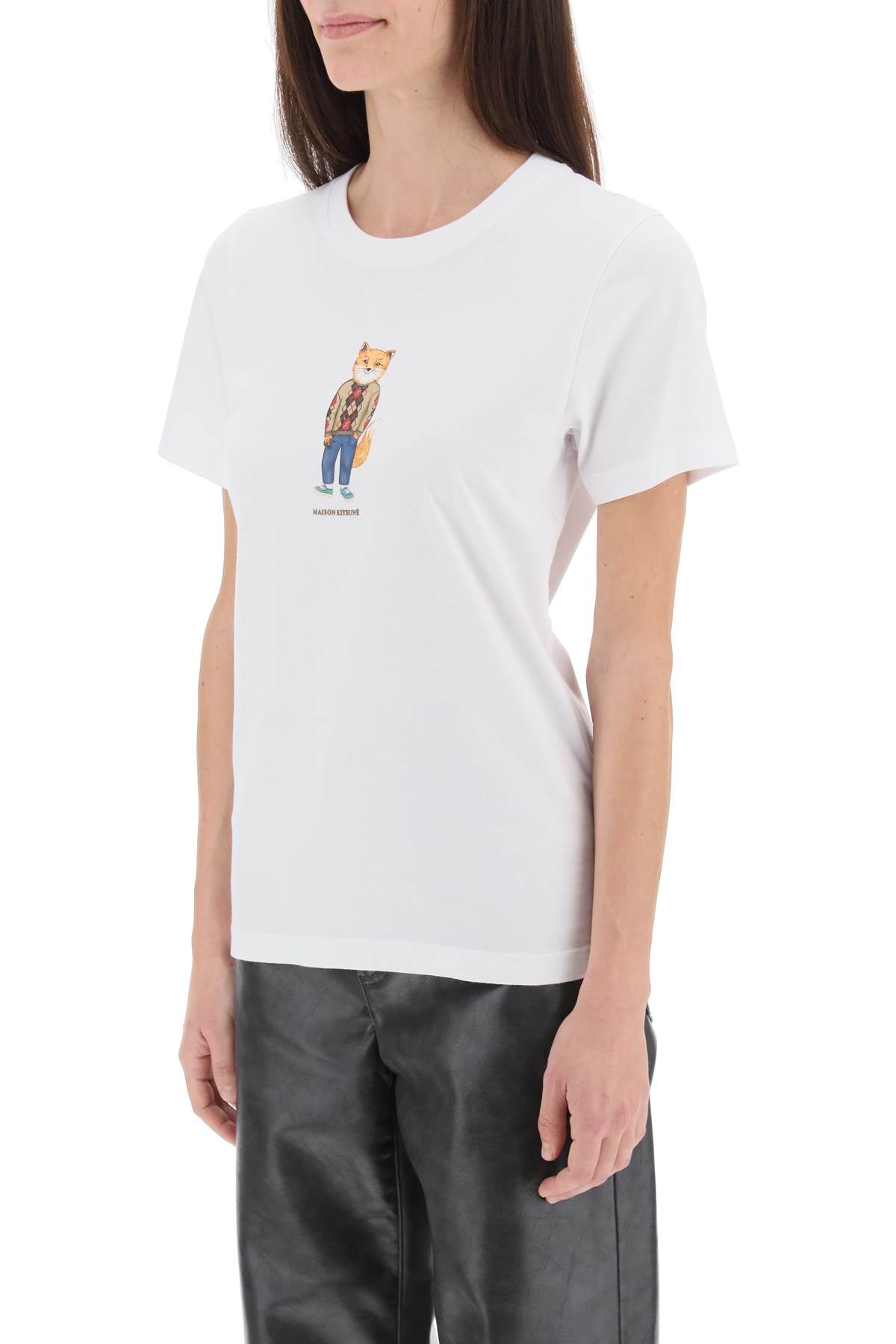 Maison Kitsune Maison kitsune dressed fox t-shirt