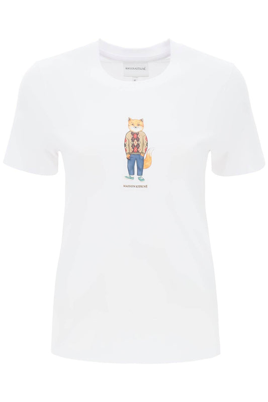 Maison Kitsune Maison kitsune dressed fox t-shirt