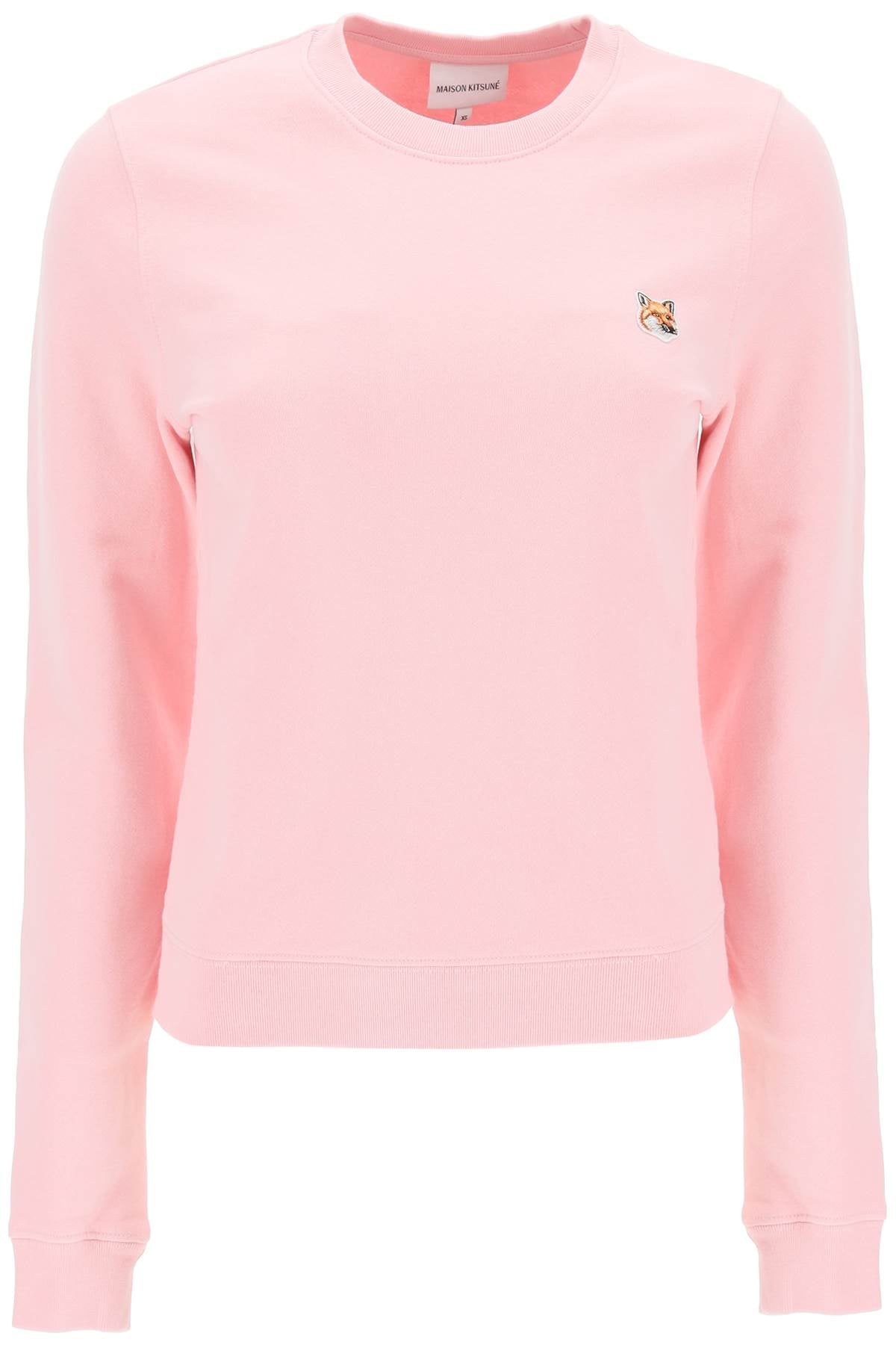 Maison Kitsune Maison kitsune fox head crew-neck sweatshirt