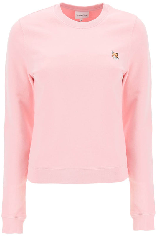 Maison Kitsune Maison kitsune fox head crew-neck sweatshirt