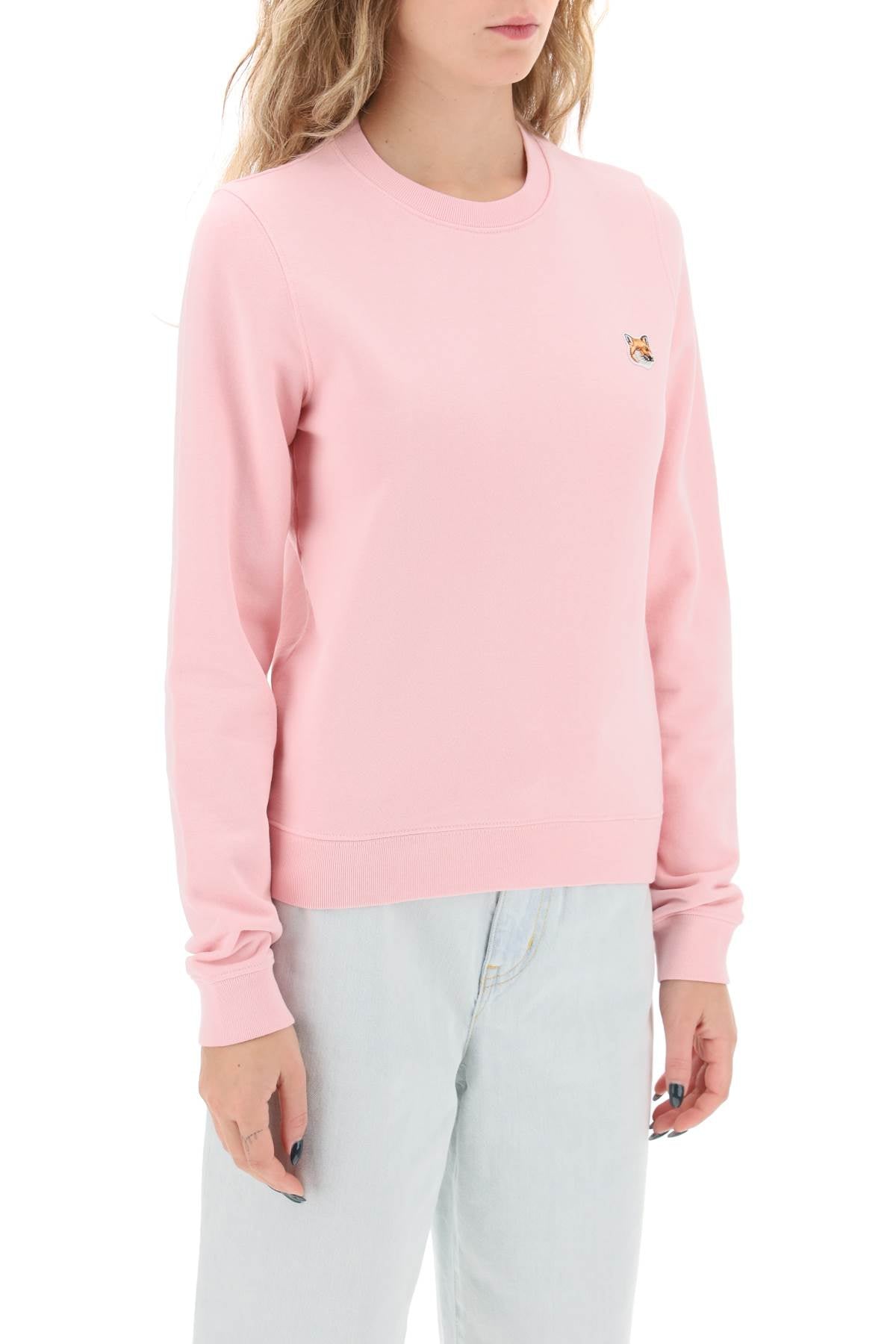 Maison Kitsune Maison kitsune fox head crew-neck sweatshirt