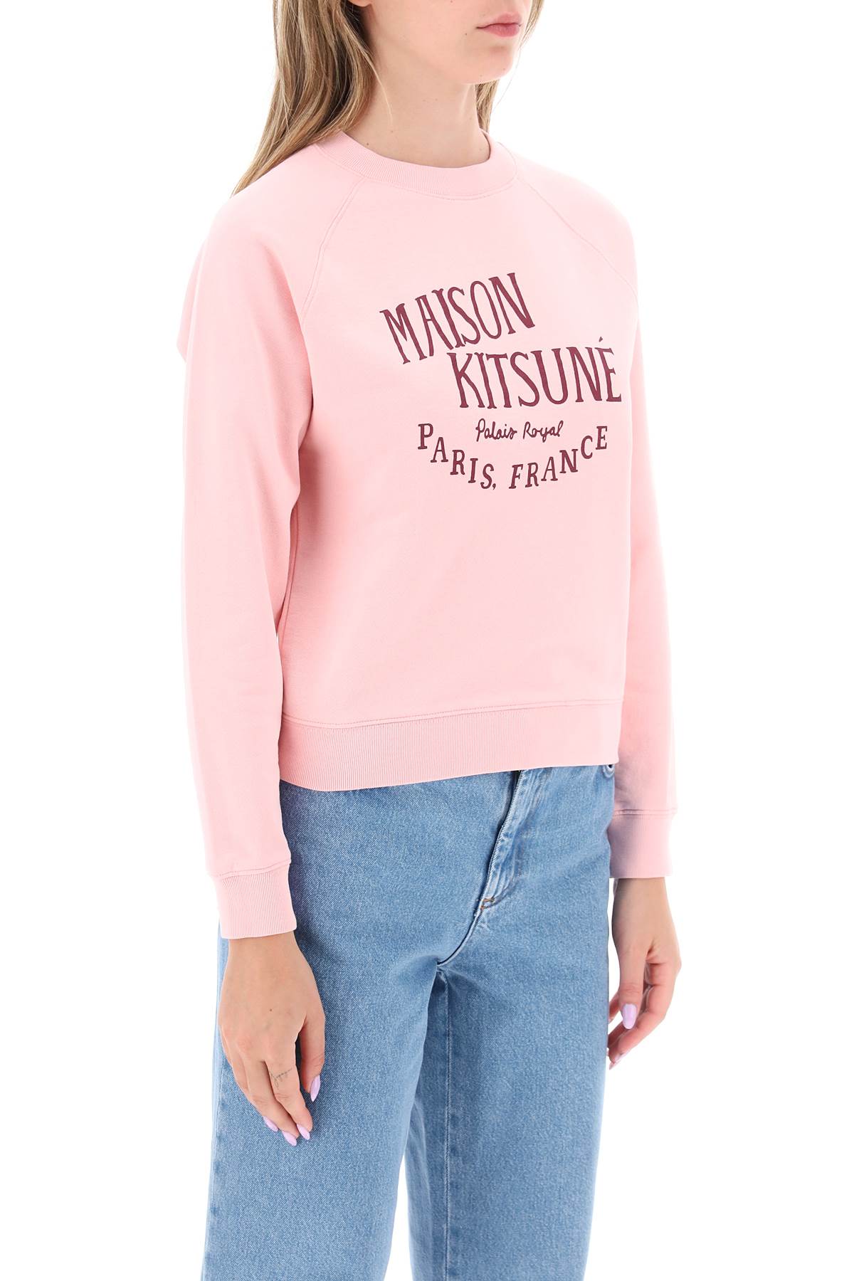 Maison Kitsune Maison kitsune crew-neck sweatshirt with print