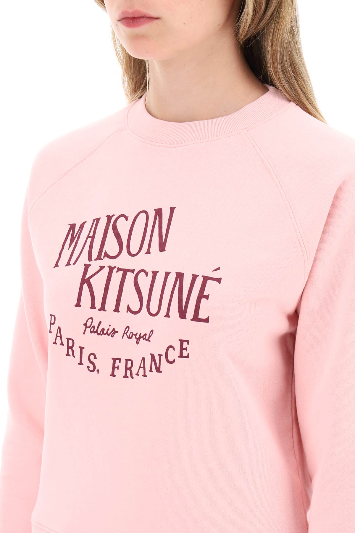 Maison Kitsune Maison kitsune crew-neck sweatshirt with print