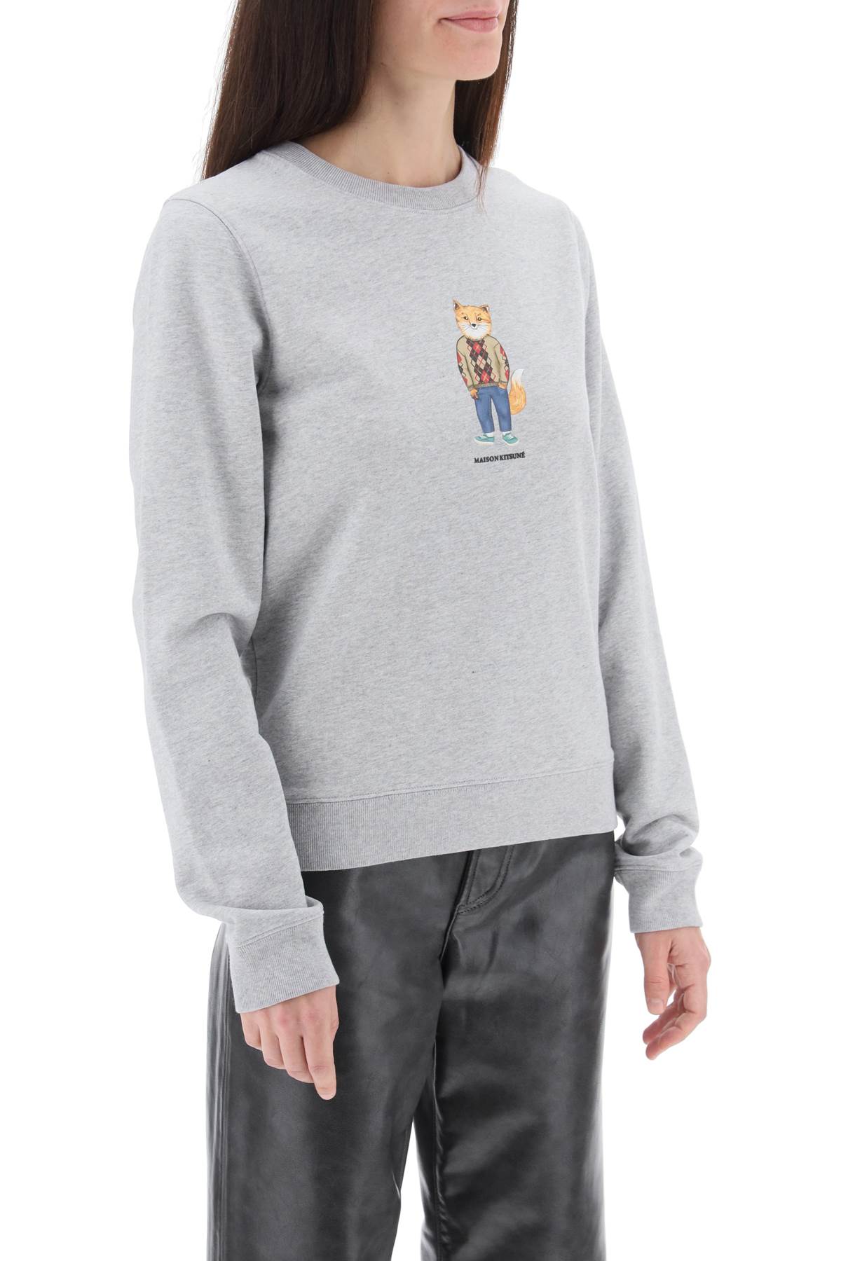 Maison Kitsune Maison kitsune dressed fox sweatshirt