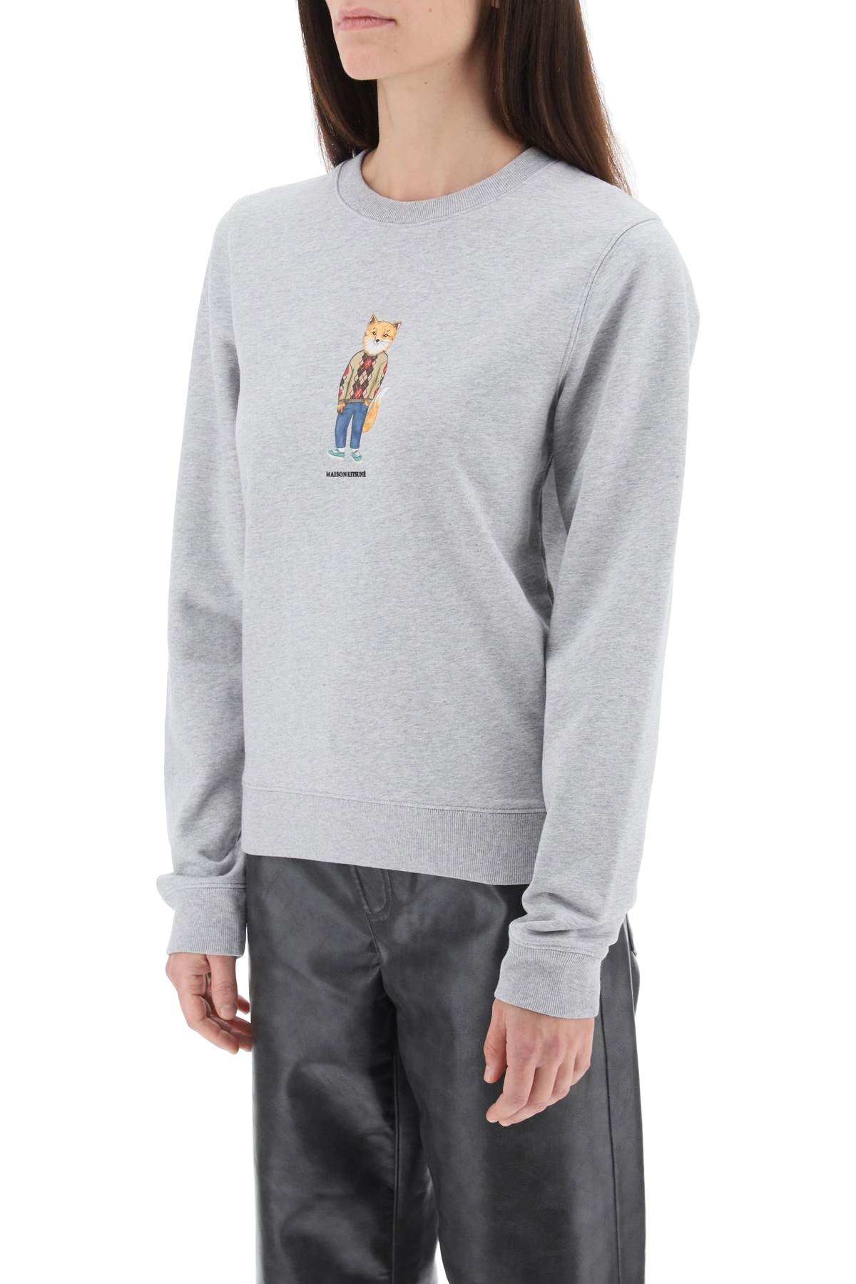 Maison Kitsune Maison kitsune dressed fox sweatshirt