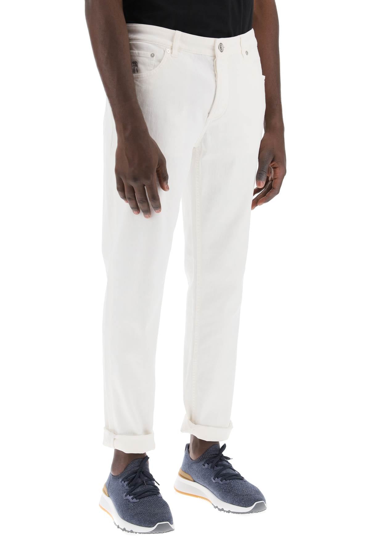 Brunello Cucinelli Brunello cucinelli traditional fit five-pocket jeans.