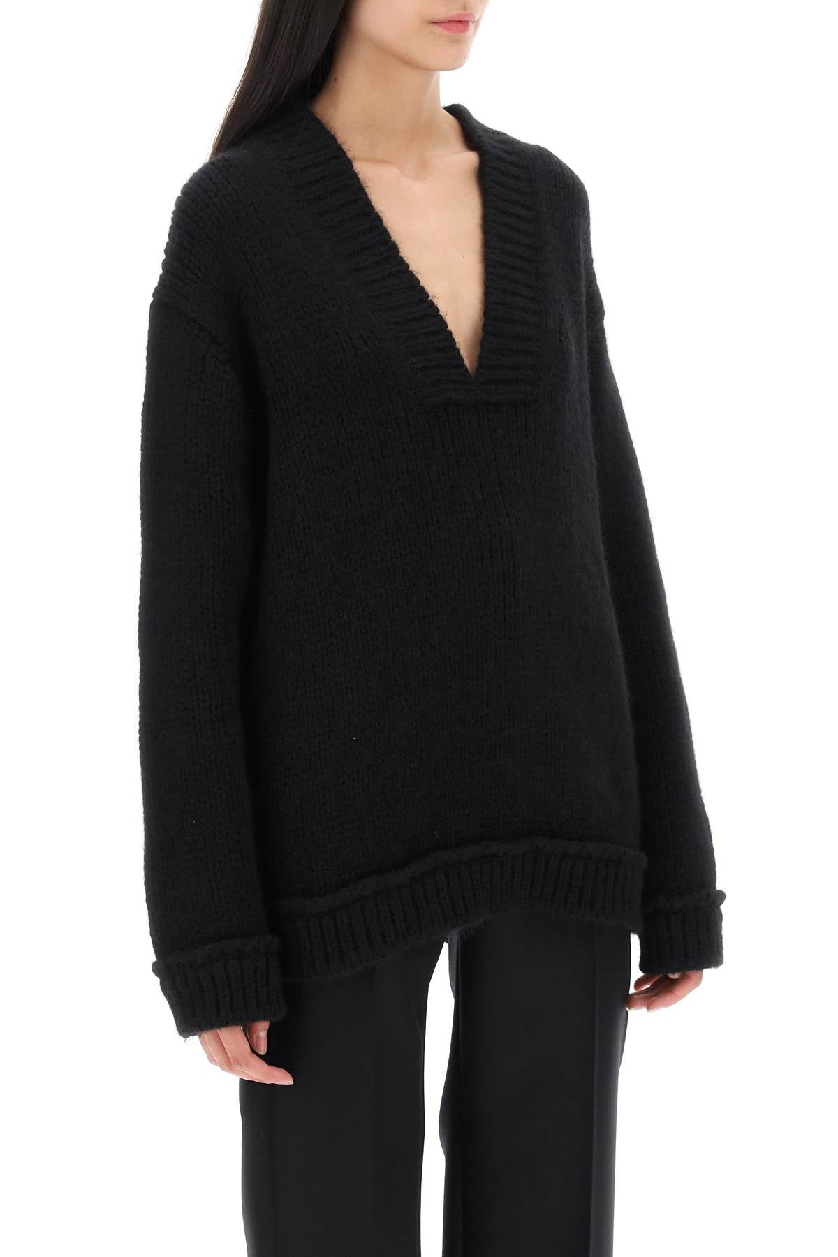 Tom Ford Tom ford v-neck sweater in alpaca wool