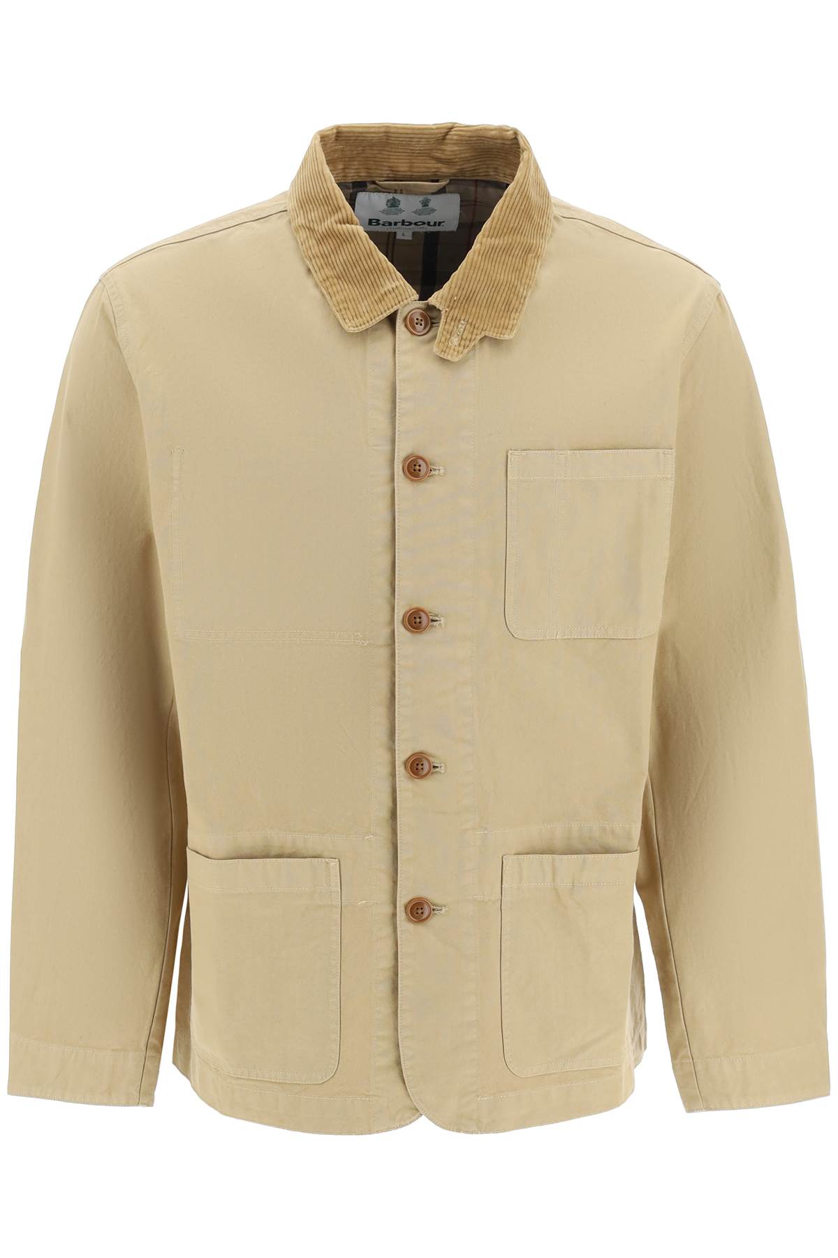 Barbour Barbour chore jacket with corduroy colalr