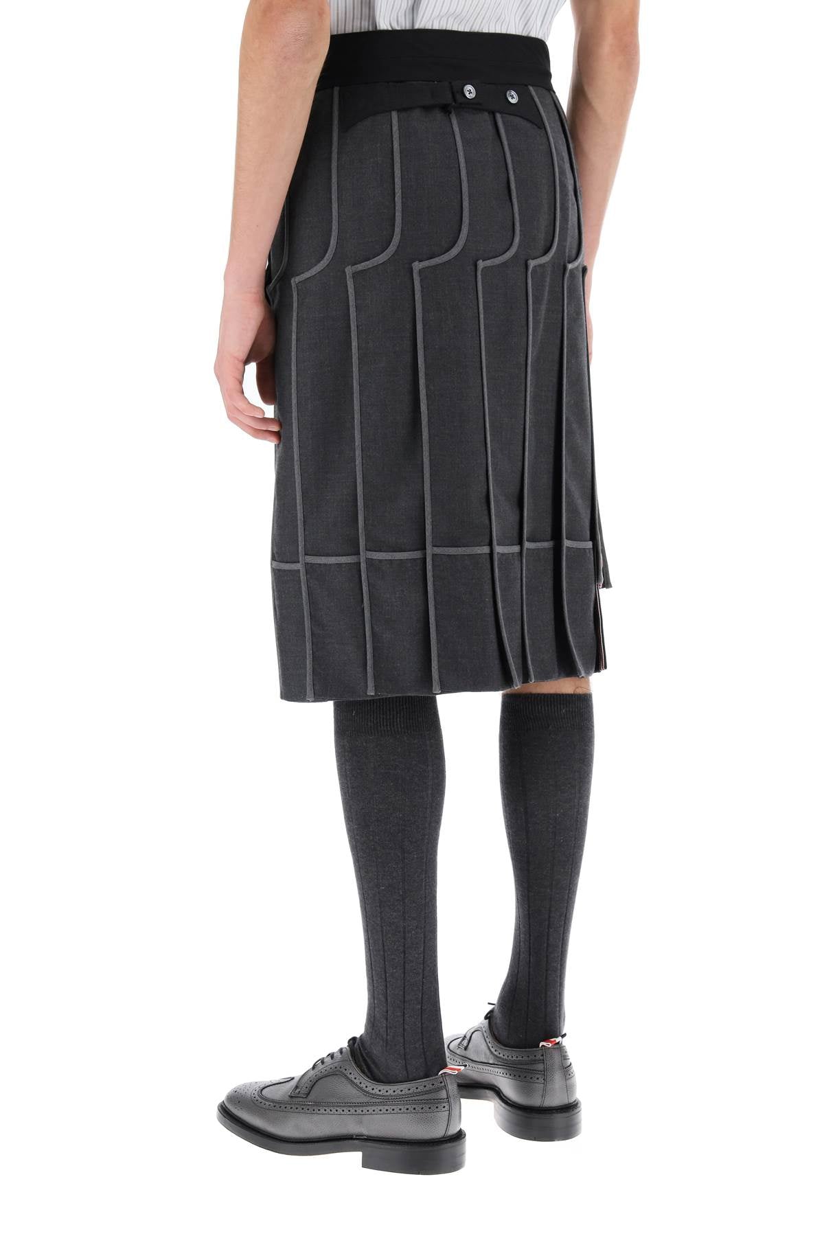 Thom Browne Thom browne inside-out pleated skirt