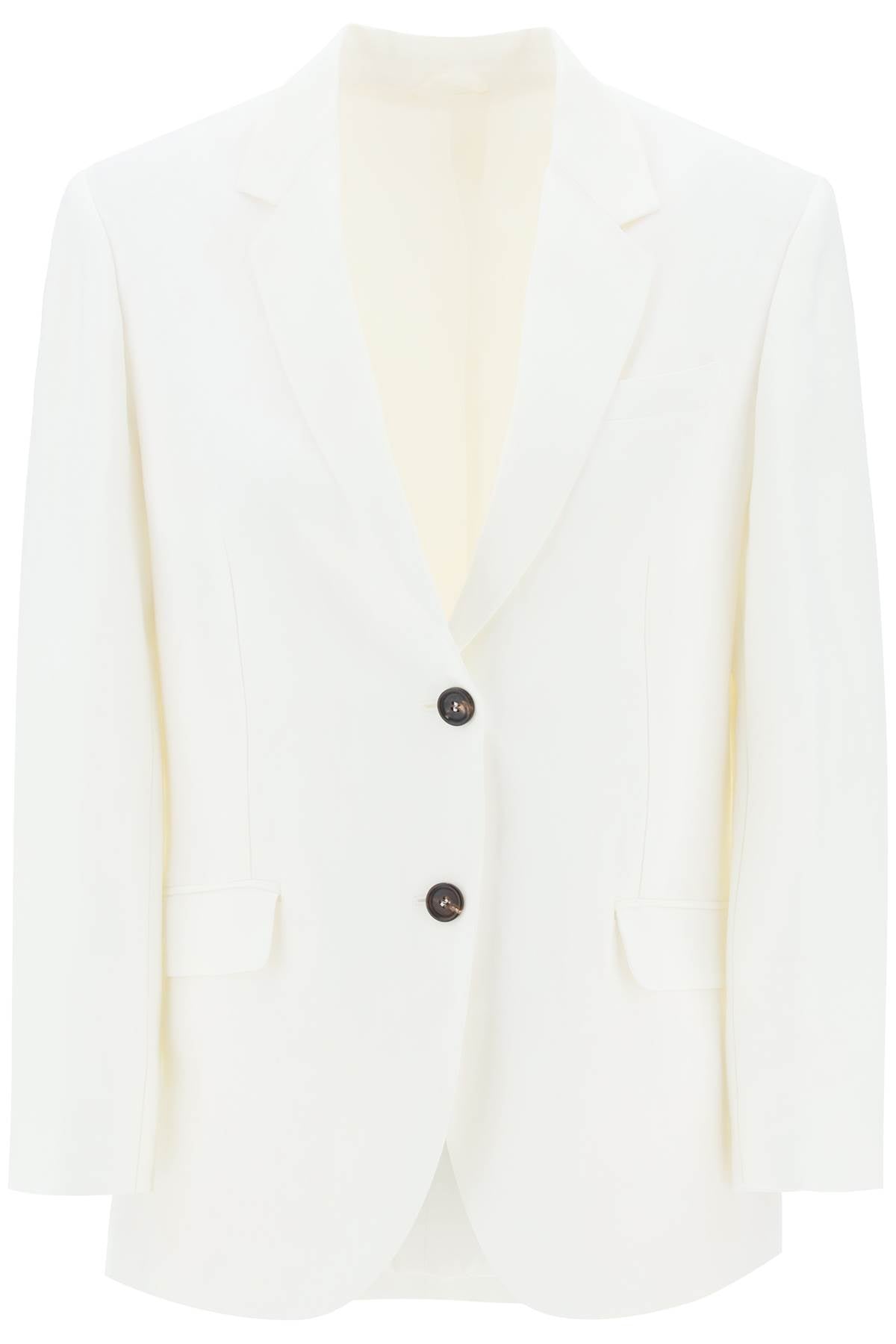 Brunello Cucinelli Brunello cucinelli viscose-linen single-breasted blazer