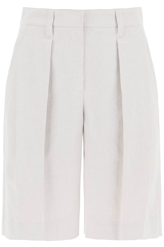 Brunello Cucinelli Brunello cucinelli cotton-linen shorts