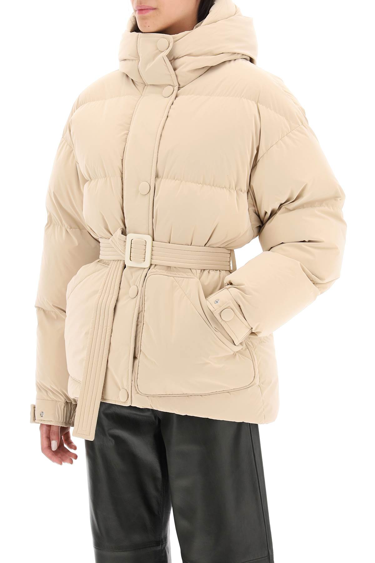 Ienki Ienki Ienki ienki 'michlin' belted down jacket