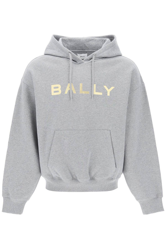 Bally Bally metallic logo hoodie