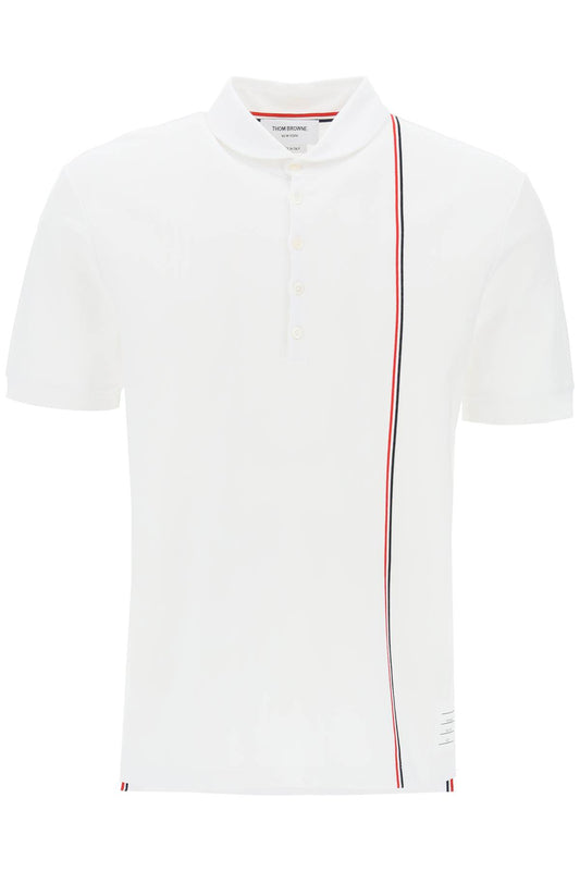 Thom Browne Thom browne polo shirt with tricolor intarsia