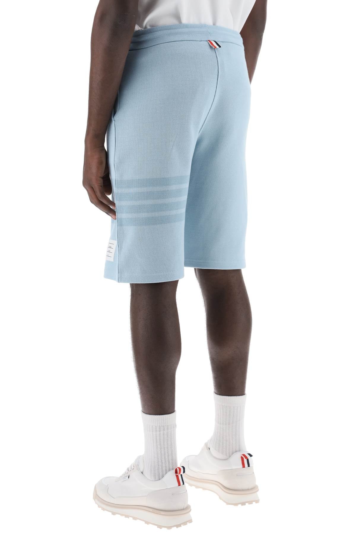 Thom Browne Thom browne 4-bar shorts in cotton knit