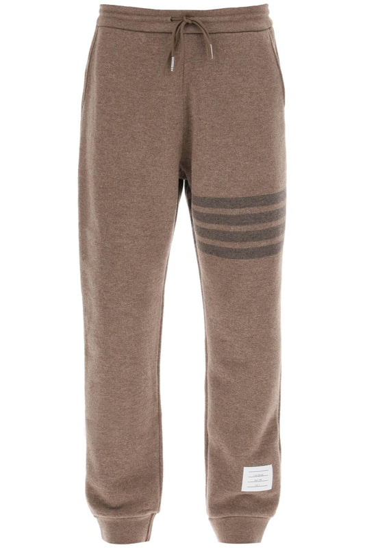 Thom Browne Thom browne 4-bar loopback-wool sweatpants