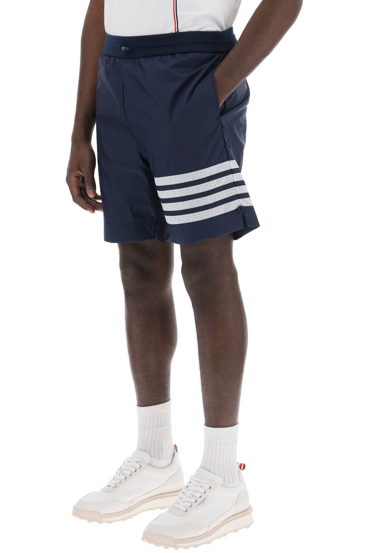 Thom Browne Thom browne 4-bar shorts in ultra-light ripstop