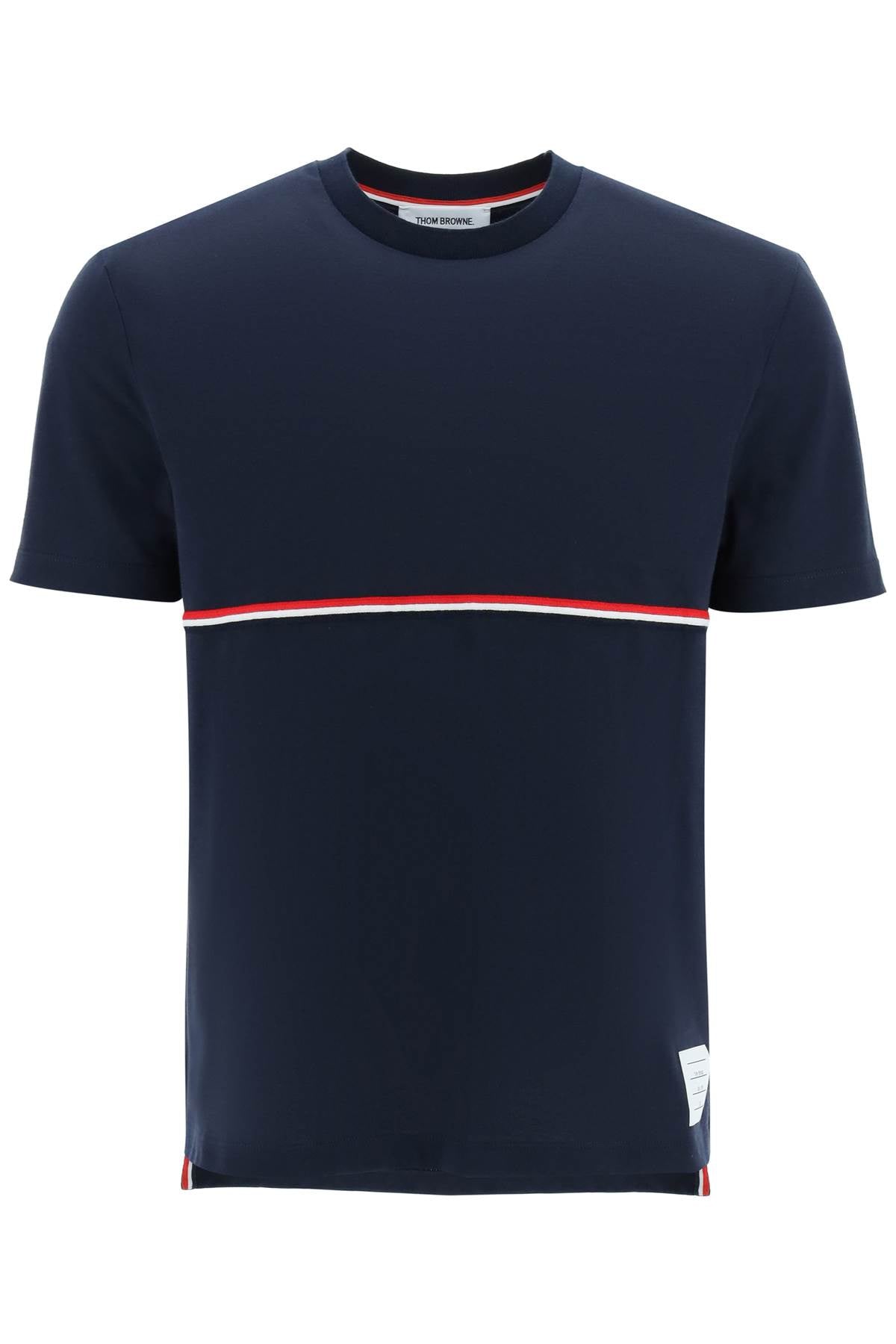 Thom Browne Thom browne t-shirt with tricolor pocket