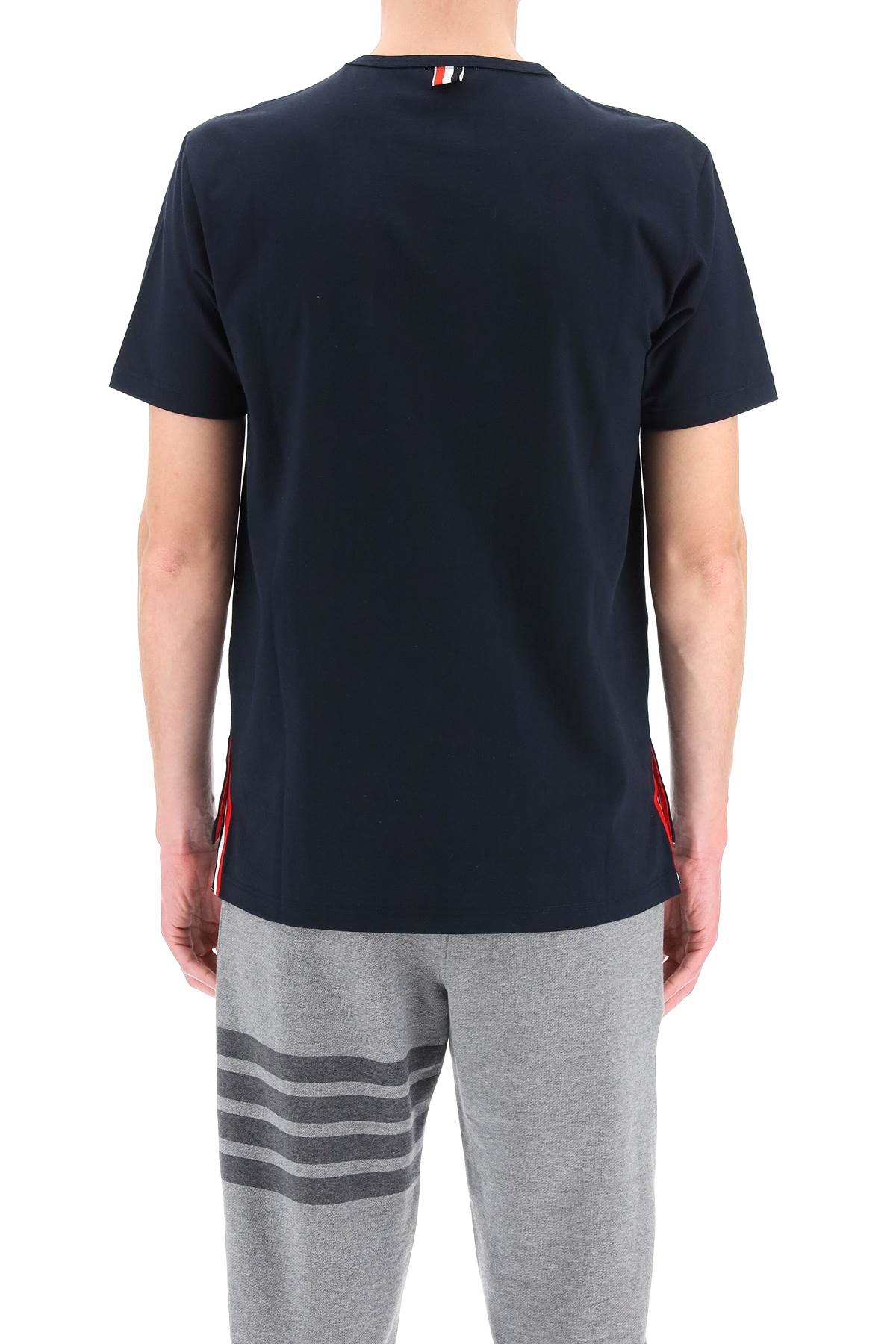 Thom Browne Thom browne t-shirt with tricolor pocket