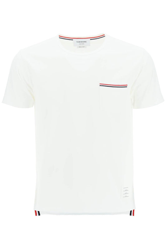 Thom Browne Thom browne t-shirt with tricolor pocket