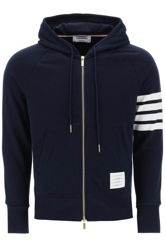 Thom Browne Thom browne 4-bar zip-up hoodie