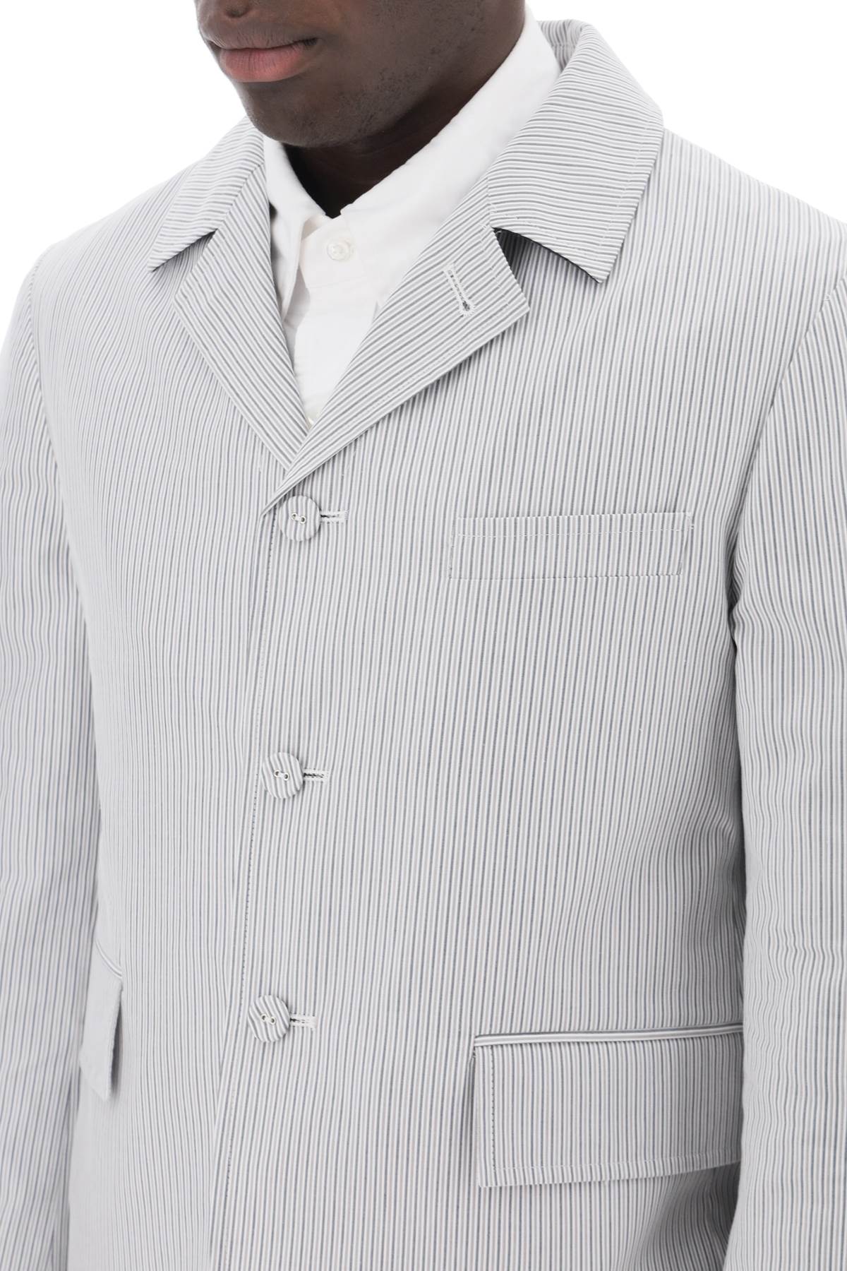 Thom Browne Thom browne striped deconstructed jacket