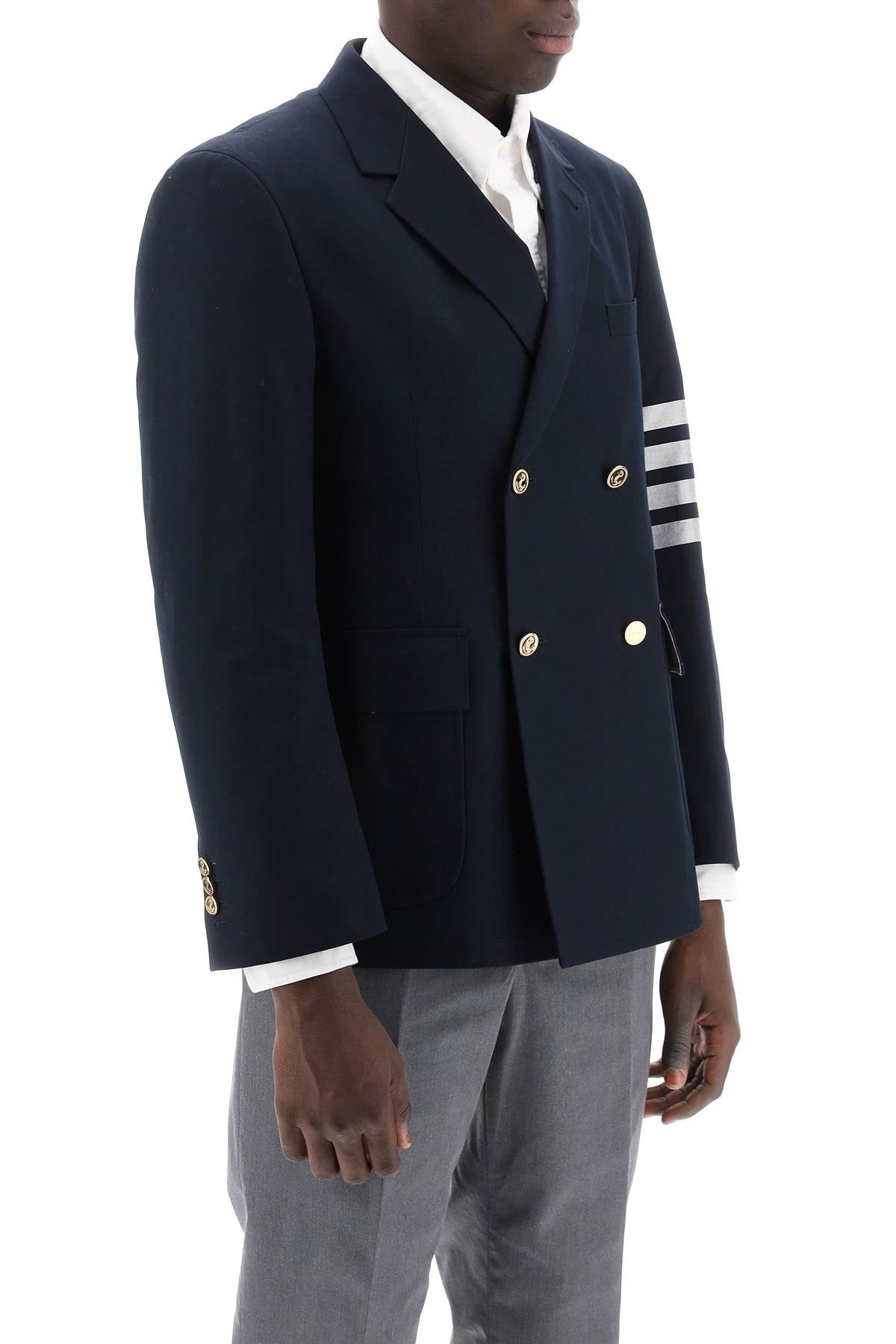 Thom Browne Thom browne 4-bar double-breasted jacket