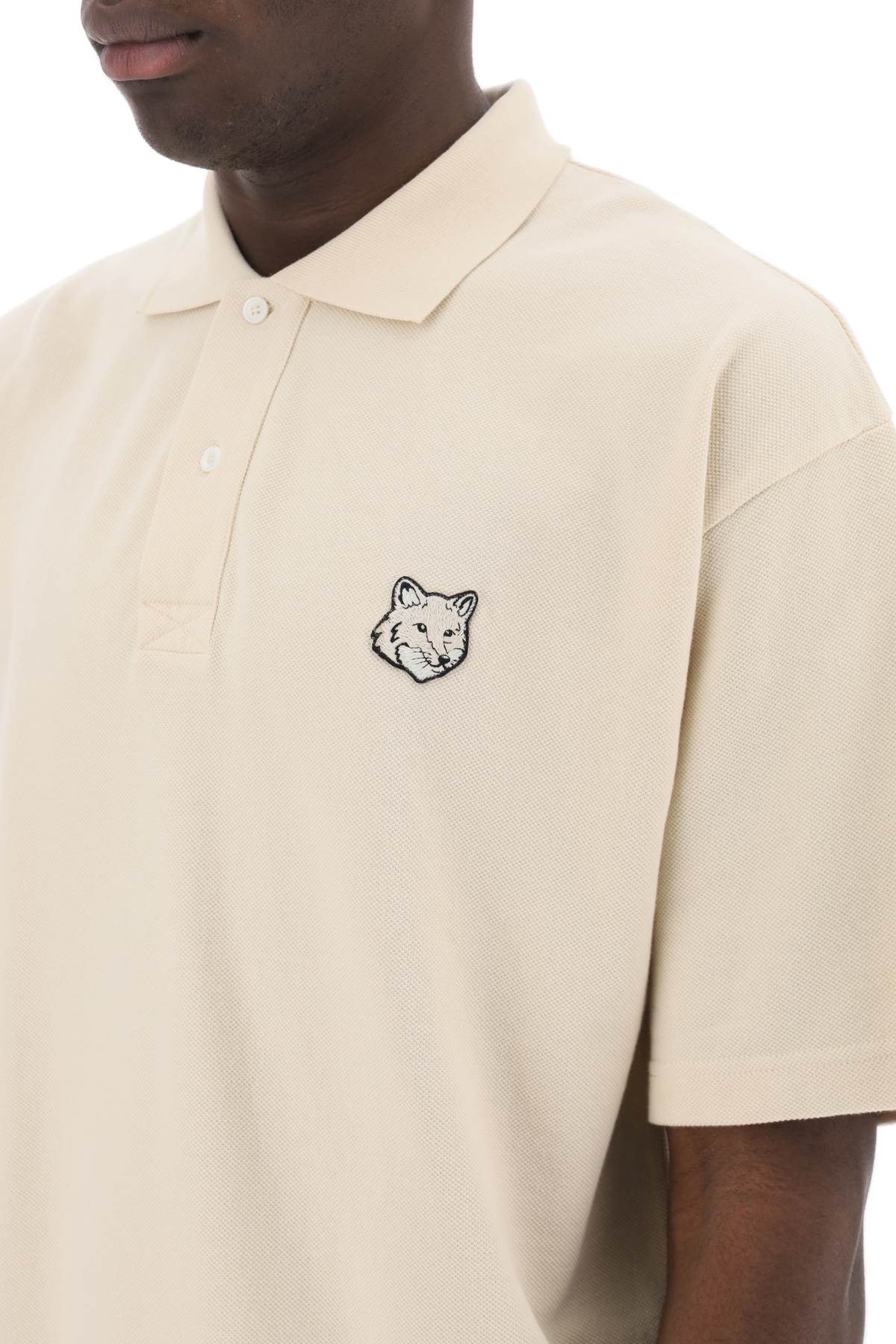 Maison Kitsune Maison kitsune "oversized polo shirt with bold fox