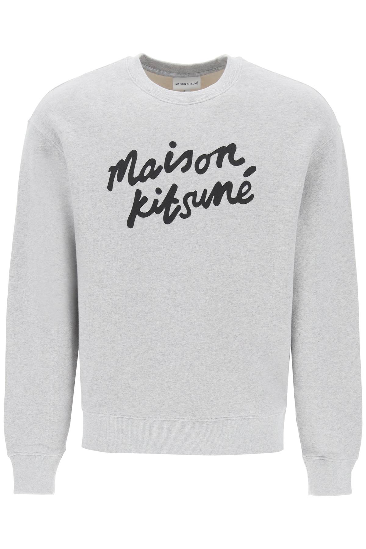 Maison Kitsune Maison kitsune crewneck sweatshirt with logo