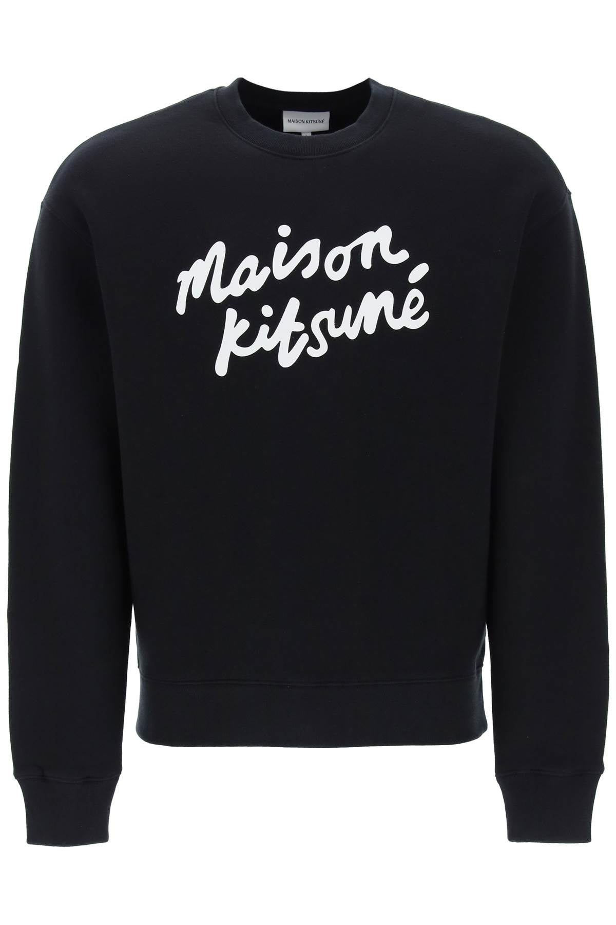 Maison Kitsune Maison kitsune crewneck sweatshirt with logo