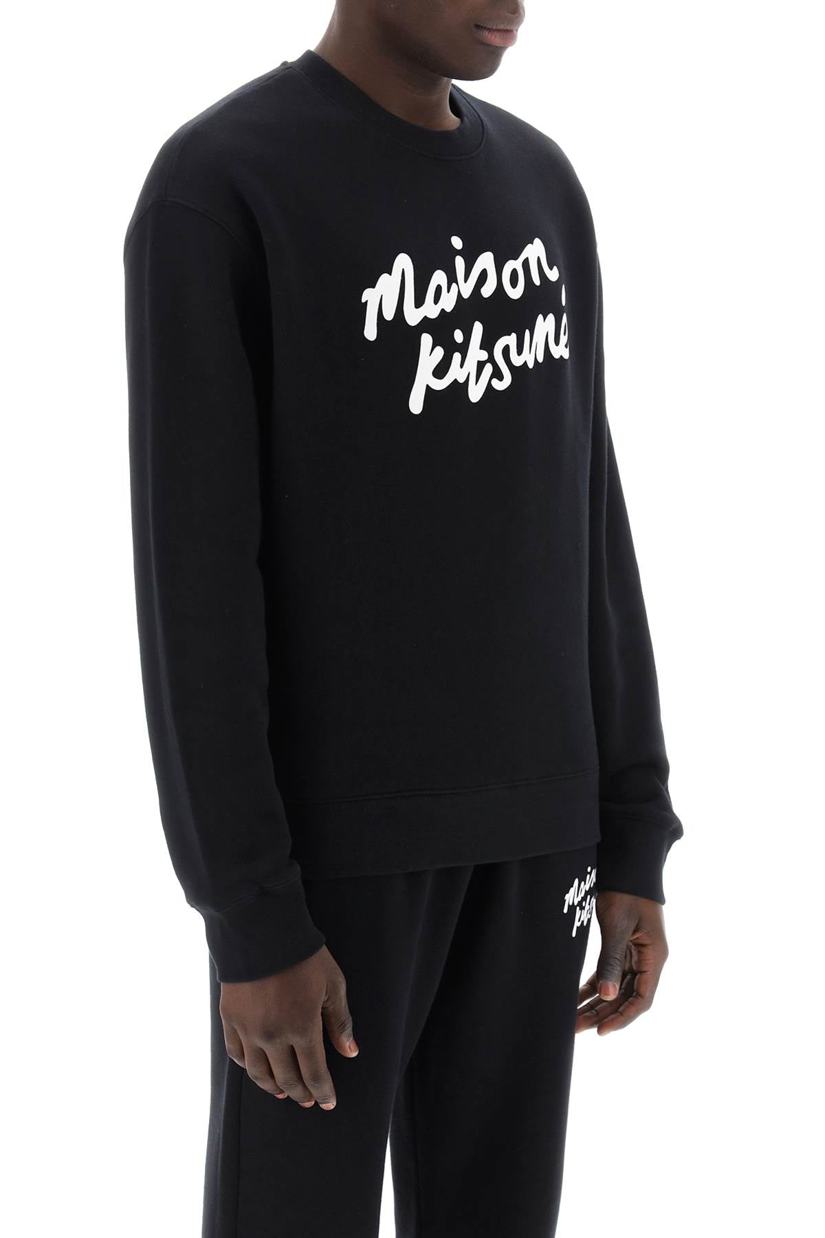 Maison Kitsune Maison kitsune crewneck sweatshirt with logo