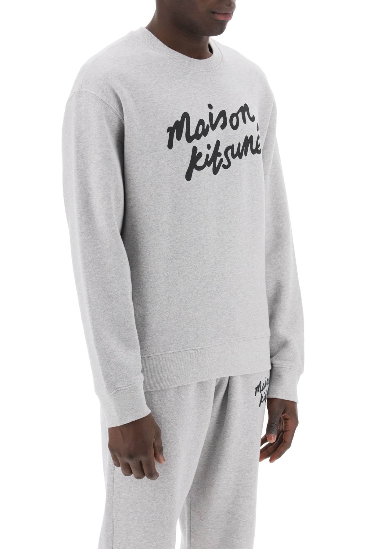 Maison Kitsune Maison kitsune crewneck sweatshirt with logo