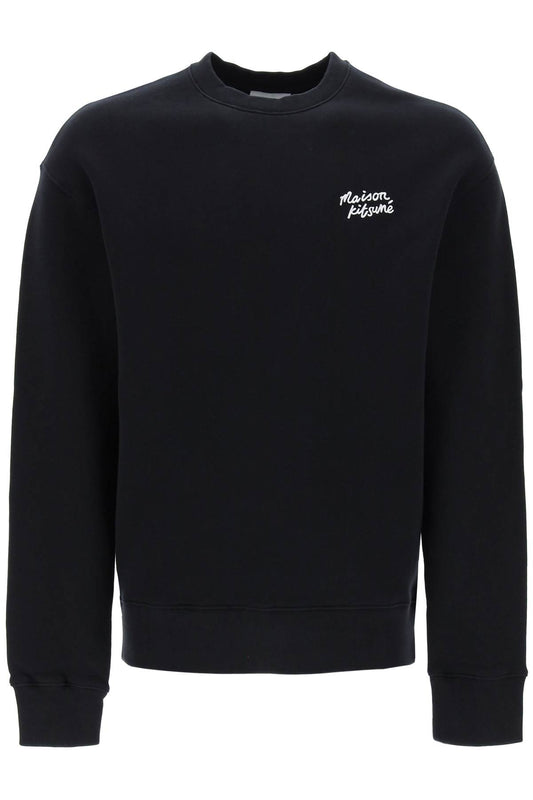 Maison Kitsune Maison kitsune crewneck sweatshirt with logo lettering