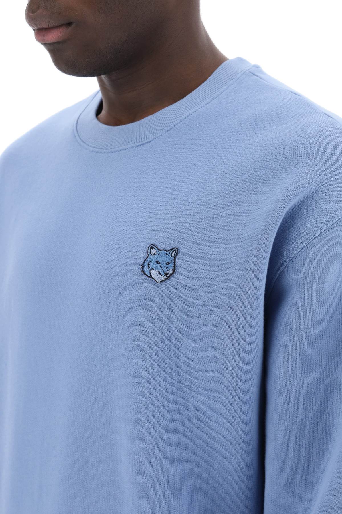 Maison Kitsune Maison kitsune "bold fox head crewneck sweat