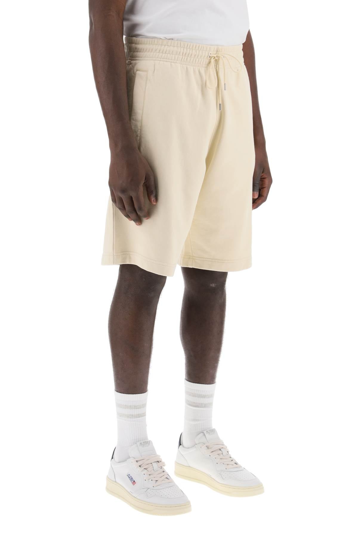 Maison Kitsune Maison kitsune "oversized sporty bermuda shorts with bold