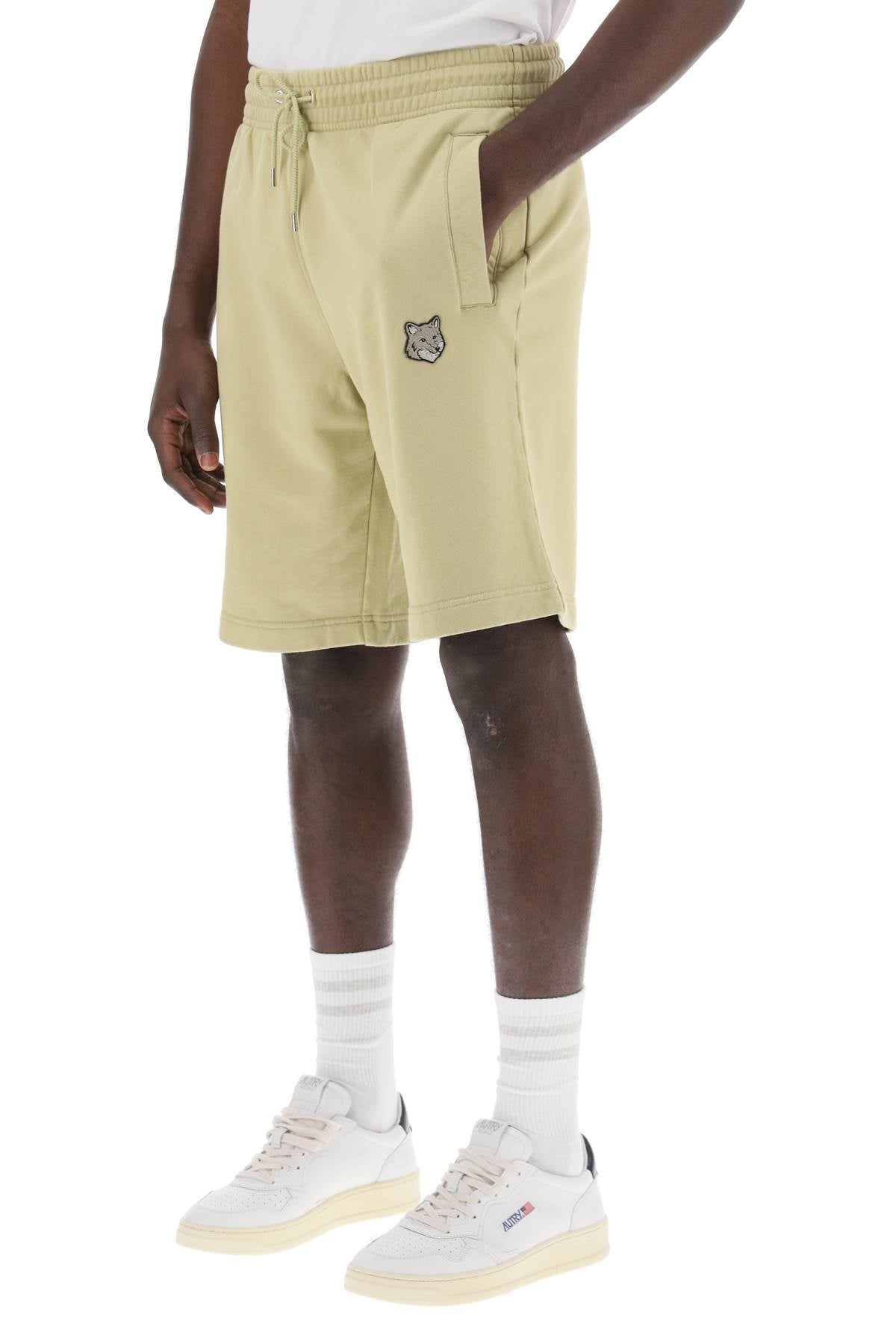 Maison Kitsune Maison kitsune "oversized sporty bermuda shorts with bold