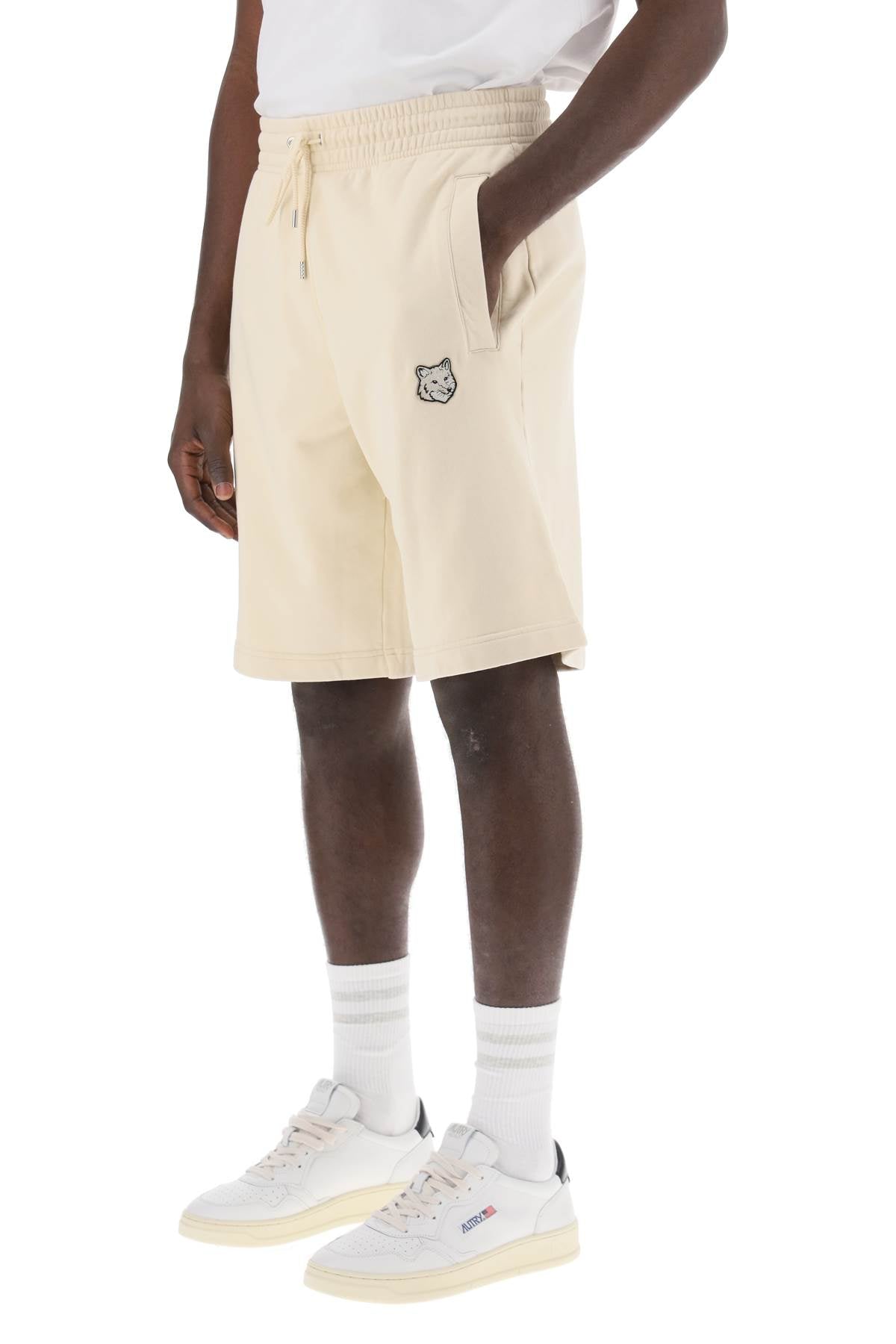 Maison Kitsune Maison kitsune "oversized sporty bermuda shorts with bold