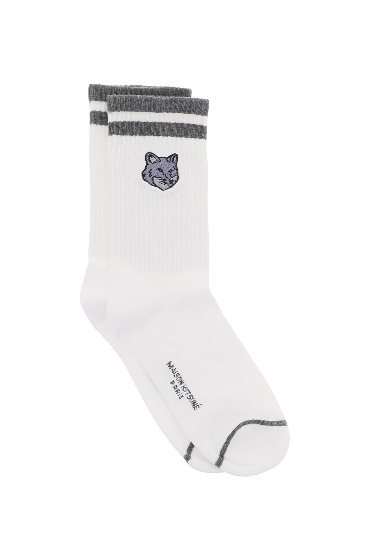 Maison Kitsune Maison kitsune bold fox head socks