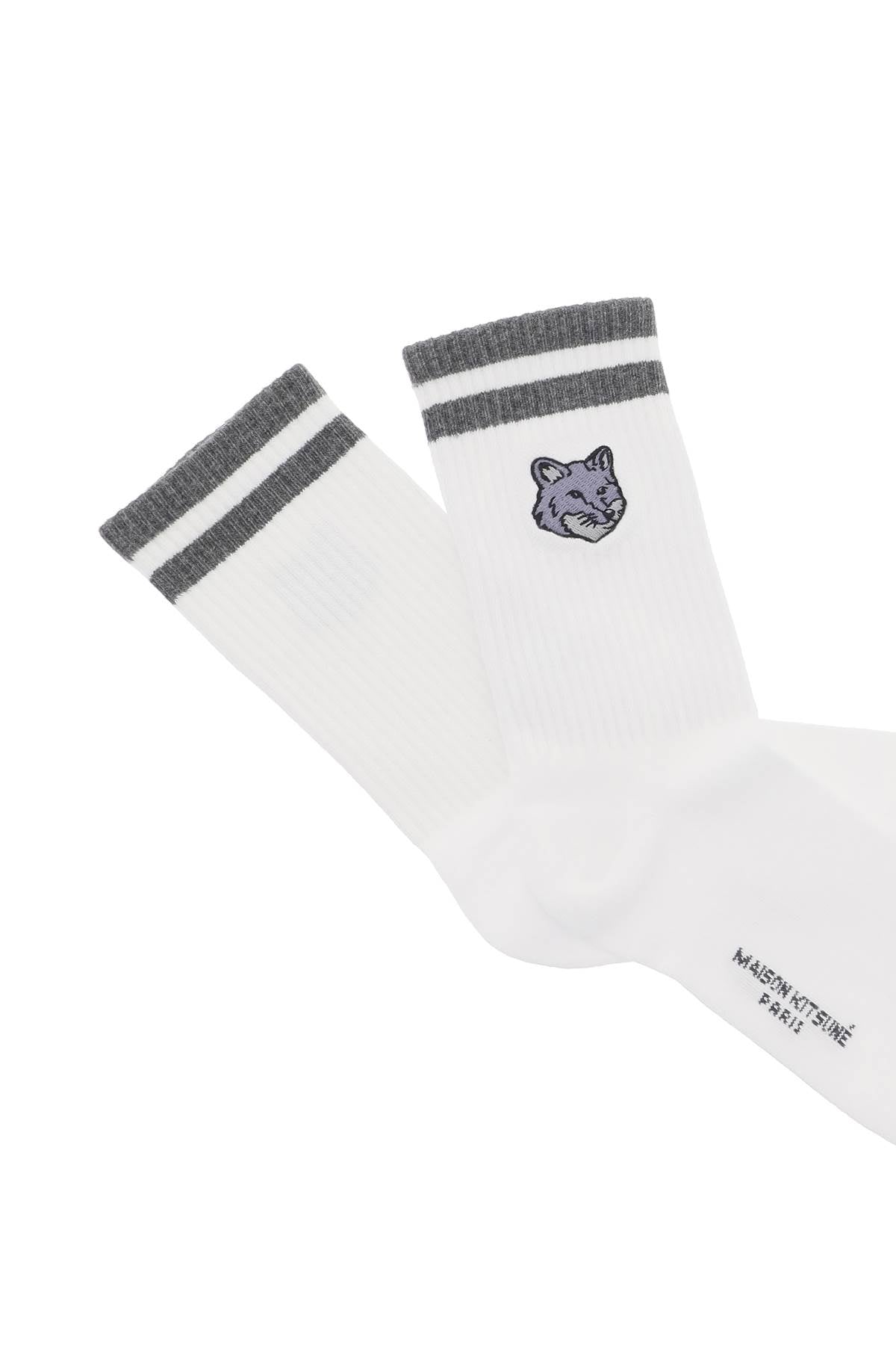 Maison Kitsune Maison kitsune bold fox head socks