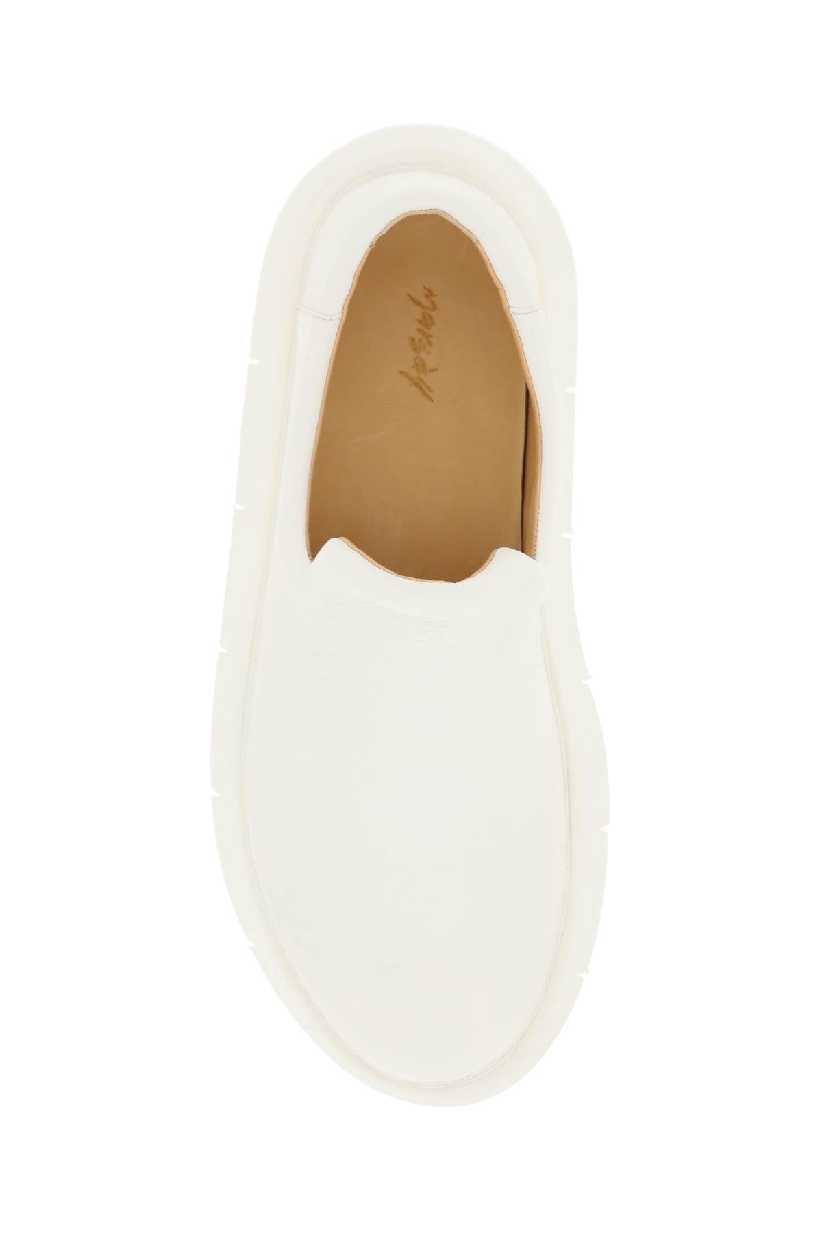 Marsèll Marsell 'intagliata' grained leather slip-on shoes