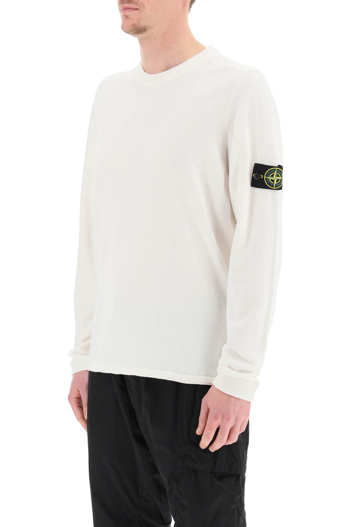 Stone Island Stone island raw cotton sweater